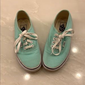 Vans Shoes | Color: Mint Green | Size 5.5